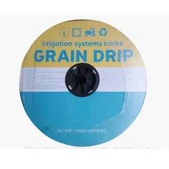 Крапельна стрічка для поливу Корея Grain Drip 6 mil через 20 см, 3000 м 1.6 л/ч