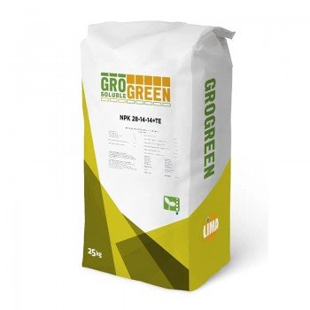 НПК (NPK) 28-14-14+TE водорозчинне добриво (GroGreen)