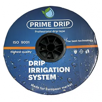 Капельная лента Prime Drip 8 mil, шаг 20 см, 1,2 л/ч