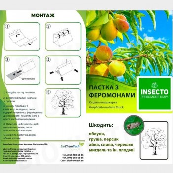 Плодожра восточная феромонная ловушка (БИОхимтех)