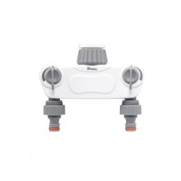 Распределитель с 2 кранами WHITE LINE - SOLID, WL-3032K (Bradas)