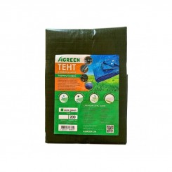 Тент тарпауліновий 200 гр/м2 зелений (Agreen)