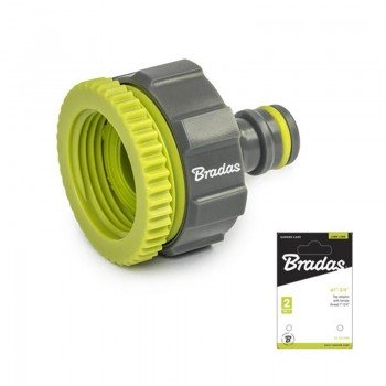 Редакционный адаптер на кран LIME LINE с резьбой 1"- 3/4", LE-02199K (Bradas) Редакционный адаптер на кран LIME LINE с резьбой 1"- 3/4", LE-02199K (Bradas)