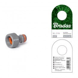 Адаптер WHITE LINE з внутрішнім різьбленням 1/2" (25 шт.) WL-2196 (Bradas)