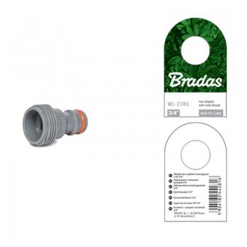 Адаптер с внутренней резьбой WHITE LINE РН 3/4" (25 шт.) WL-2185 (Bradas) Адаптер с внутренней резьбой WHITE LINE РН 3/4" (25 шт.) WL-2185 (Bradas)