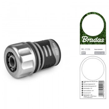 Конектор 3/4" WHITE LINE - STANDARD TPR (25 шт.) WL-2136 (Bradas) Конектор 3/4" WHITE LINE - STANDARD TPR (25 шт.) WL-2136 (Bradas)