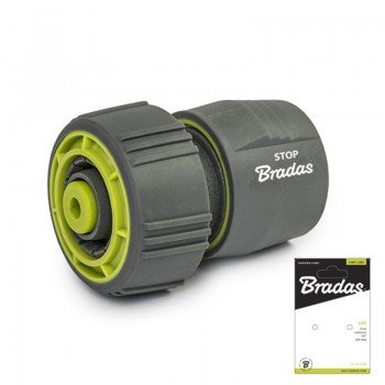 Конектор для шлангу 3/4" LIME LINE SOFT - STOP, LE-S2150K (Bradas)