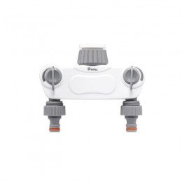 Распределитель с 2 кранами WHITE LINE - SOLID, WL-3032K (Bradas)