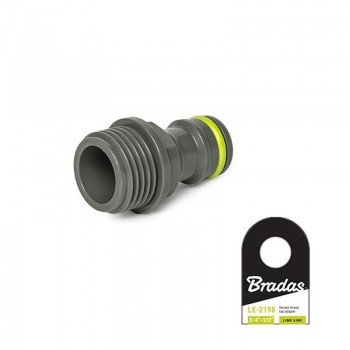 Адаптер вкручуваний із зовнішньою різьбою 1/2 "LIME EDITION (25 шт.) LE-2184 (Bradas)