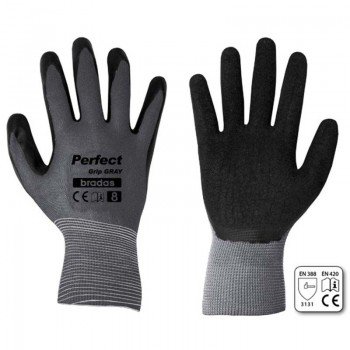 Рукавички захисні Perfect Grip Gray латекс Рукавички захисні Perfect Grip Gray латекс