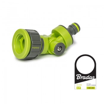 Адаптер регулируемый поворотный LIME LINE РО 1" редукция на 3/4" (10 шт.) LE-2194 (Bradas) Адаптер регулируемый поворотный LIME LINE РО 1" редукция на 3/4" (10 шт.) LE-2194 (Bradas)