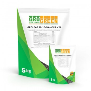 Гроліф (Groleaf) 30-10-10+TE+QPS45 водорозчинне добрива (GroGreen)
