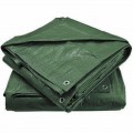 Тент тарпаулиновый 80 гр/м2 зеленый (Agreen)