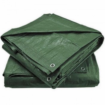 Тент тарпаулиновый 80 гр/м2 зеленый (Agreen)