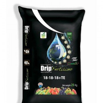 Drip Fertilizer 18-18-18+МЕ комплексне мінеральне добриво (Sabera Magic)