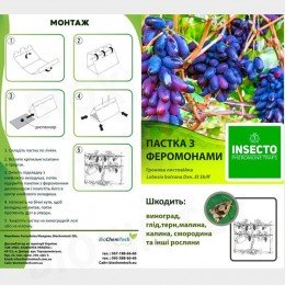 Листовійка гронова феромонна пастка (БІОхімтех)