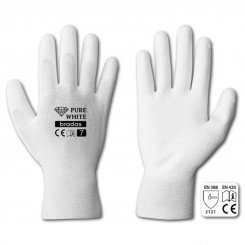 Рукавички захисні Pure White поліуретан (Bradas)