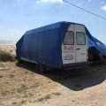 Тент тарпауліновий 45 гр/м2 синій (Agreen)