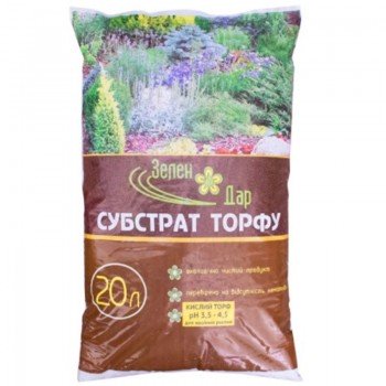 Зелений дар торф кислий (рН 3,5-4,5) (Киссон)