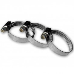 Хомут черв'ячний нержавіючий BRADAS 90-110 мм ширина стрічки 9 мм (100 шт.) (Bradas)