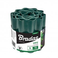 Бордюр хвилястий 9м*10см зелений (Bradas)