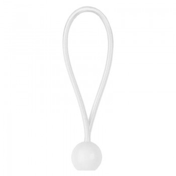 Еластичний гумовий шнур з кулькою 15см BUNGEE CORD BALL білий (25 шт.) (Bradas)