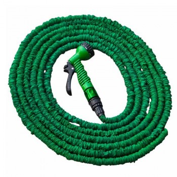 Растягивающийся шланг для полива TRICK HOSE (5-15/7,5-22) салатовый (Bradas)
