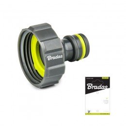 Адаптер на кран LIME LINE с резьбой 1" LE-02197K (Bradas)