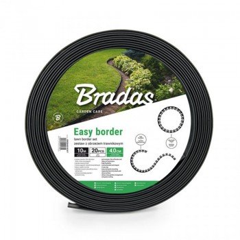 Бордюр газонний з кілочками EASY BORDER SET 40мм (Bradas) Бордюр газонний з кілочками EASY BORDER SET 40мм (Bradas)