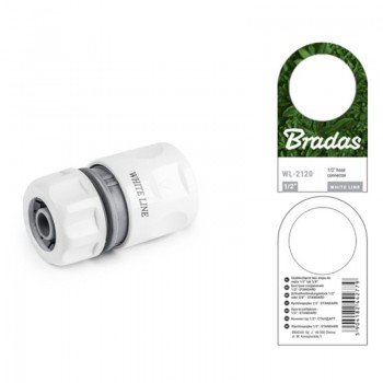 Коннектор 1/2" WHITE LINE - STANDARD (25 шт.) WL-2120 (Bradas) Коннектор 1/2" WHITE LINE - STANDARD (25 шт.) WL-2120 (Bradas)