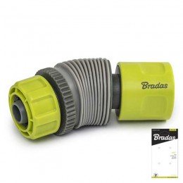 Коннектор з регулюванням кута нахилу на шланг 1/2" LIME LINE, LE-02122K (Bradas)