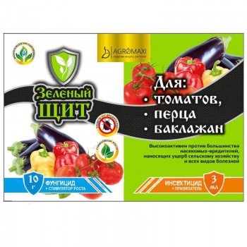 Зеленый щит для томатов, перца и баклажанов 3мл + 10мл/г (Украина) Зеленый щит для томатов, перца и баклажанов 3мл + 10мл/г (Украина)