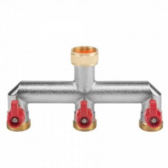 Розподільник з трьома кранами 3/4", BR-3134 (Bradas)