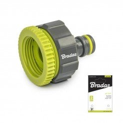 Редакционный адаптер на кран LIME LINE с резьбой 1/2"- 3/4", LE-02198K (Bradas)