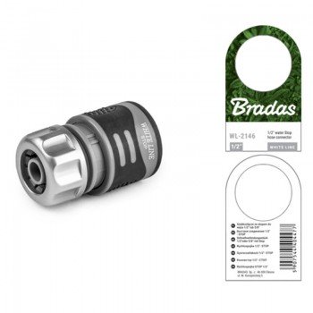 Конектор 1/2" WHITE LINE - STOP TPR (25 шт.) WL-2146 (Bradas)