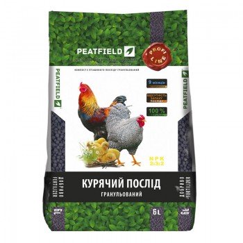 Потом куриное гранулированное органическое удобрение (Peatfield)