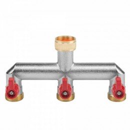 Распределитель с тремя кранами 3/4", BR-3134 (Bradas)