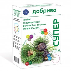 Супер Скандик (Super Scandic) для хвойных и декоративных многолетних растений органо-минеральное удобрение (Семейный сад)