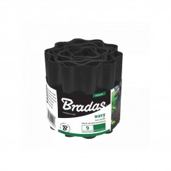 Бордюр хвилястий 9м*25см чорний (Bradas)
