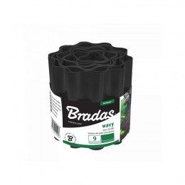 Бордюр хвилястий 9м*25см чорний (Bradas)