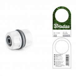 Муфта соединительная 1/2" WHITE LINE (25 шт.) WL-2100 (Bradas)