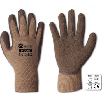 Рукавички захисні Grizzly латекс (Bradas)