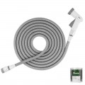 Шланг що розтягується для поливу SECRET HOSE (5-15 / 8-24 / 10-30) сірий (Bradas)