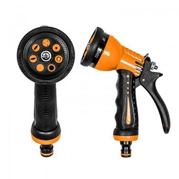 Пістолет для поливу ECO-7203T ZEBRA TWIN Black Line 7 режимів (Bradas)