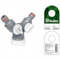 Трійник з кранами РВ 1"/3/4" WHITE LINE (15 шт.) WL-2222 (Bradas)