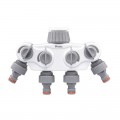 Распределитель с 4 кранами WHITE LINE - SOLID, WL-3034K (Bradas)
