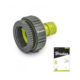 Адаптер редукційний на кран LIME LINE з різьбленням 3/4"- 1/2" SOFT, LE-S2198K (Bradas)