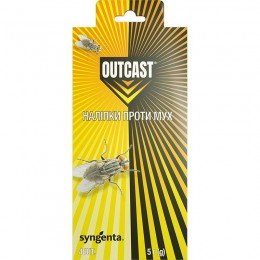 Інсектицид Ауткаст (Outcast) Наклейки проти мух
