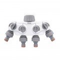 Распределитель с 4 кранами WHITE LINE - SOLID, WL-3034K (Bradas)