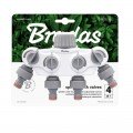 Распределитель с 4 кранами WHITE LINE - SOLID, WL-3034K (Bradas)